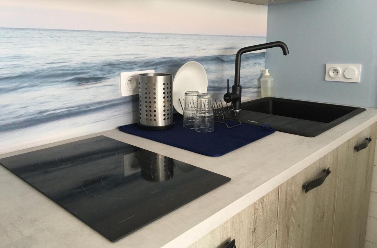 Appartement Studio face à la mer à Ploemeur Extérieur photo