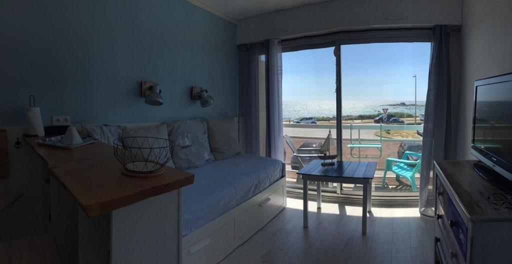 Appartement Studio face à la mer à Ploemeur Extérieur photo